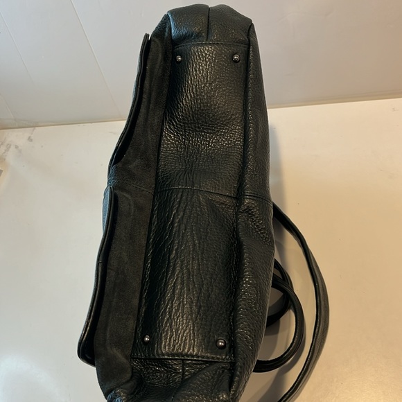 Aimee Kestenberg women’s leather satchel in Majestic Green. - Picture 10 of 16